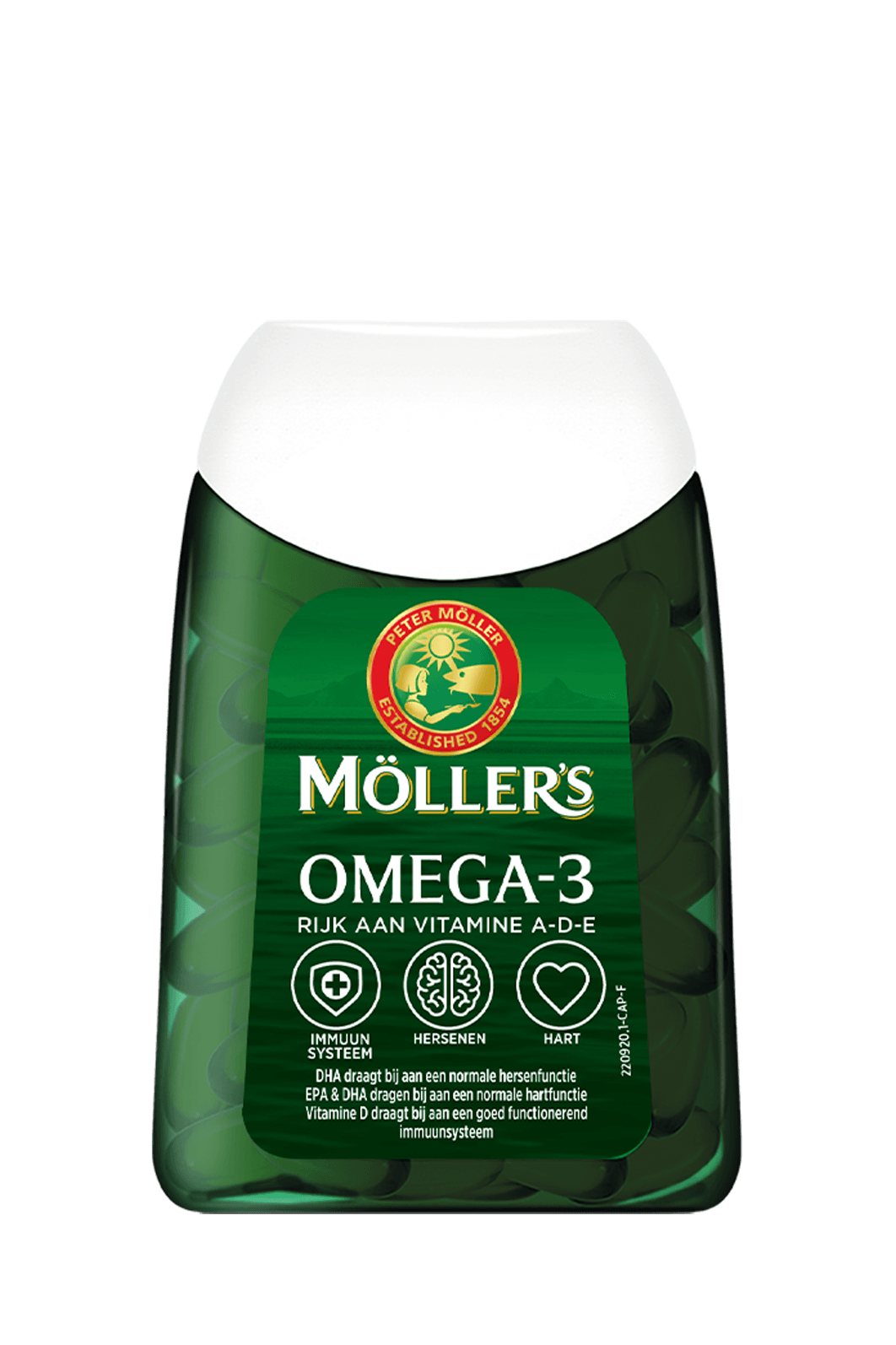 Kalksteen koffie Impasse Möller's Omega-3 Fish Oil Capsules - Zuivere visolie - Möller's Omega-3