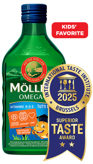 Möller's Omega-3 Tutti Frutti flavour with Taste Award 2025