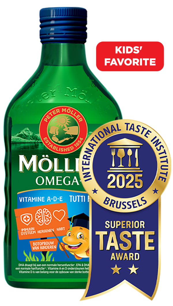 Möller's Omega-3 Tutti Frutti flavour with Taste Award 2025