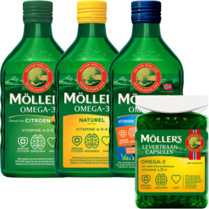 Möller's Omega-3 Family Value Pack 3x 250ml + Cod Liver Oil Capsules